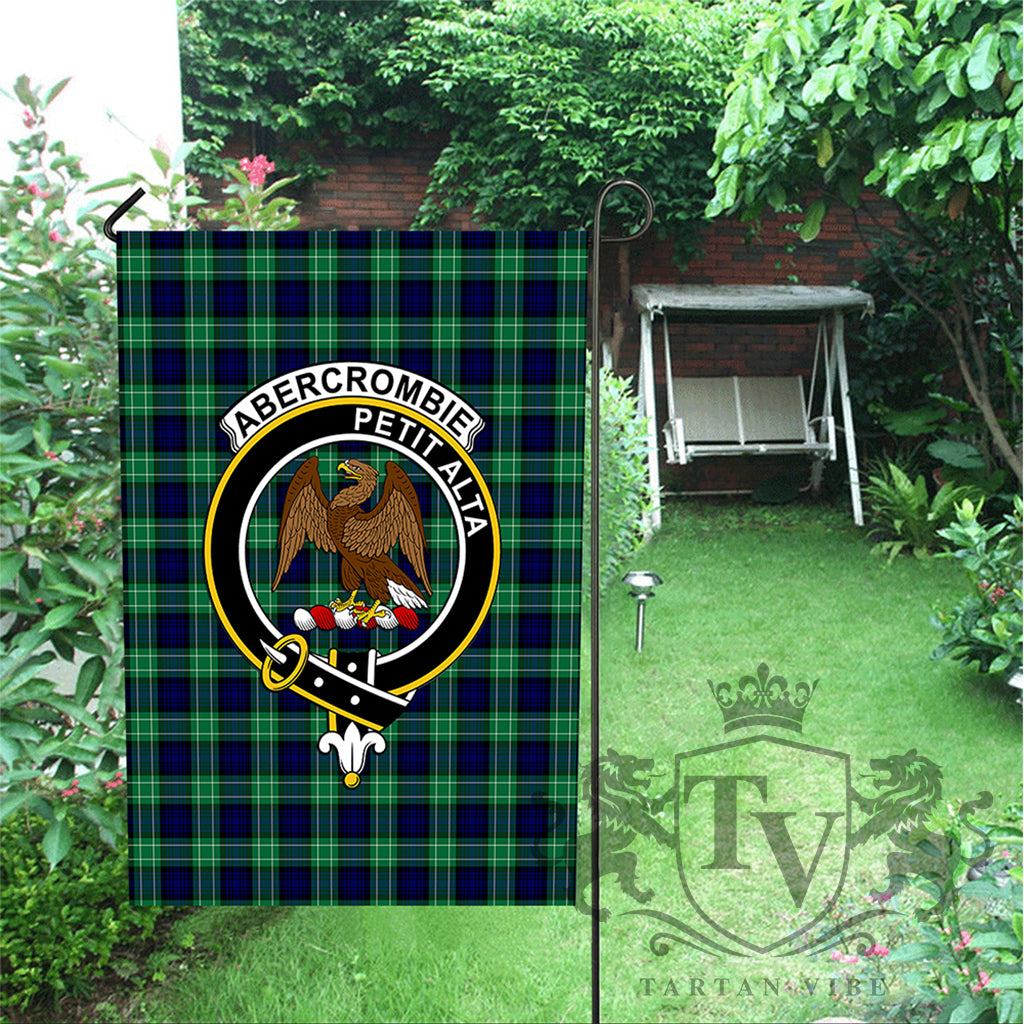 Abercrombie Modern Crest Garden Flag K23