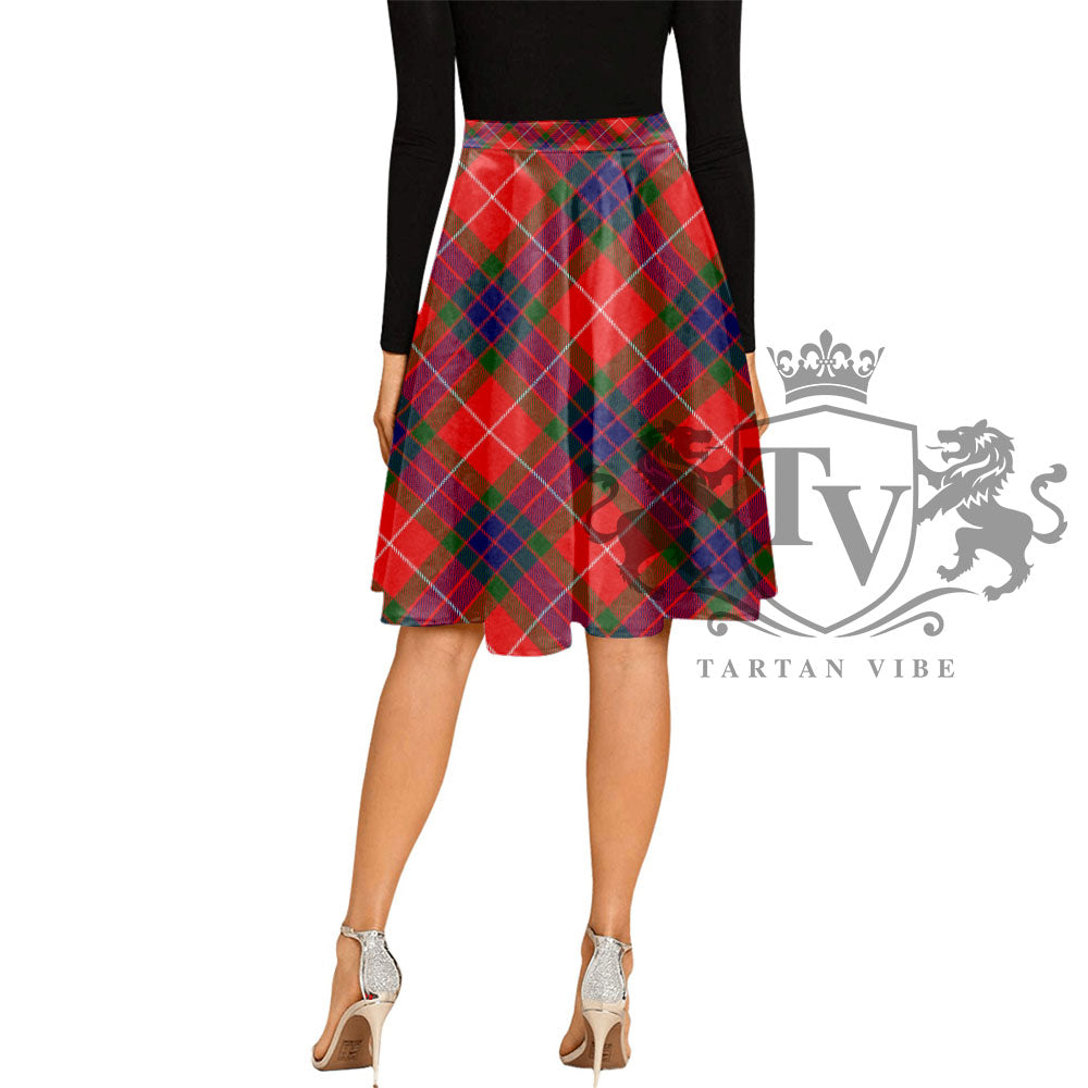 Tartan Vibe Abernethy Melete Pleated Midi Skirt