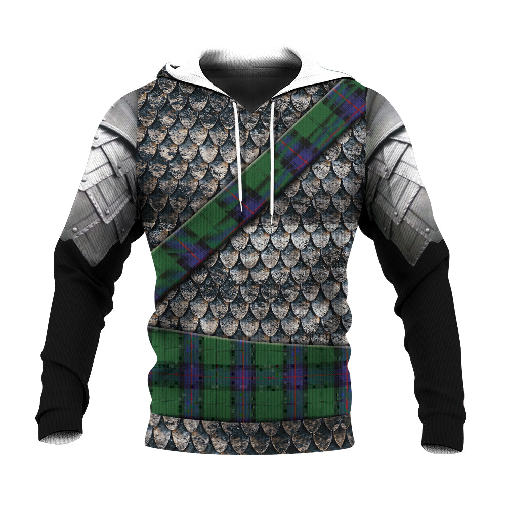Tartan Vibe Armstrong Knitted Hoodie Warrior Style - Ac