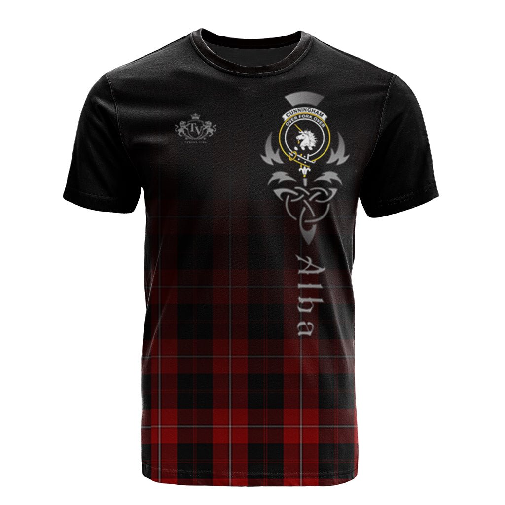 Tartan Vibe Cunningham 01 Crest Alba Celtic T-Shirt