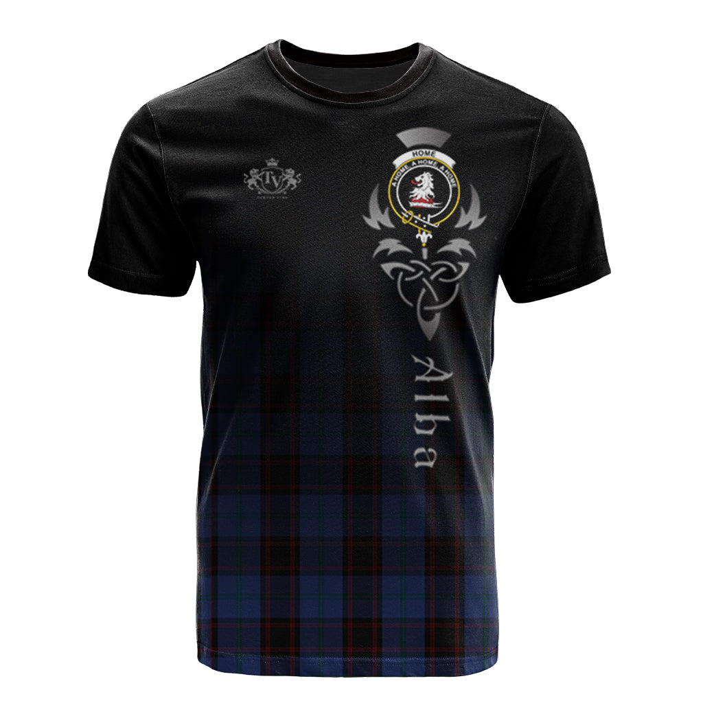 Tartan Vibe Home (Hume) Crest Alba Celtic T-Shirt