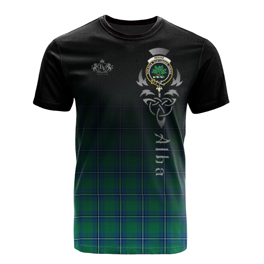 Tartan Vibe Irvine Ancient Crest Alba Celtic T-Shirt