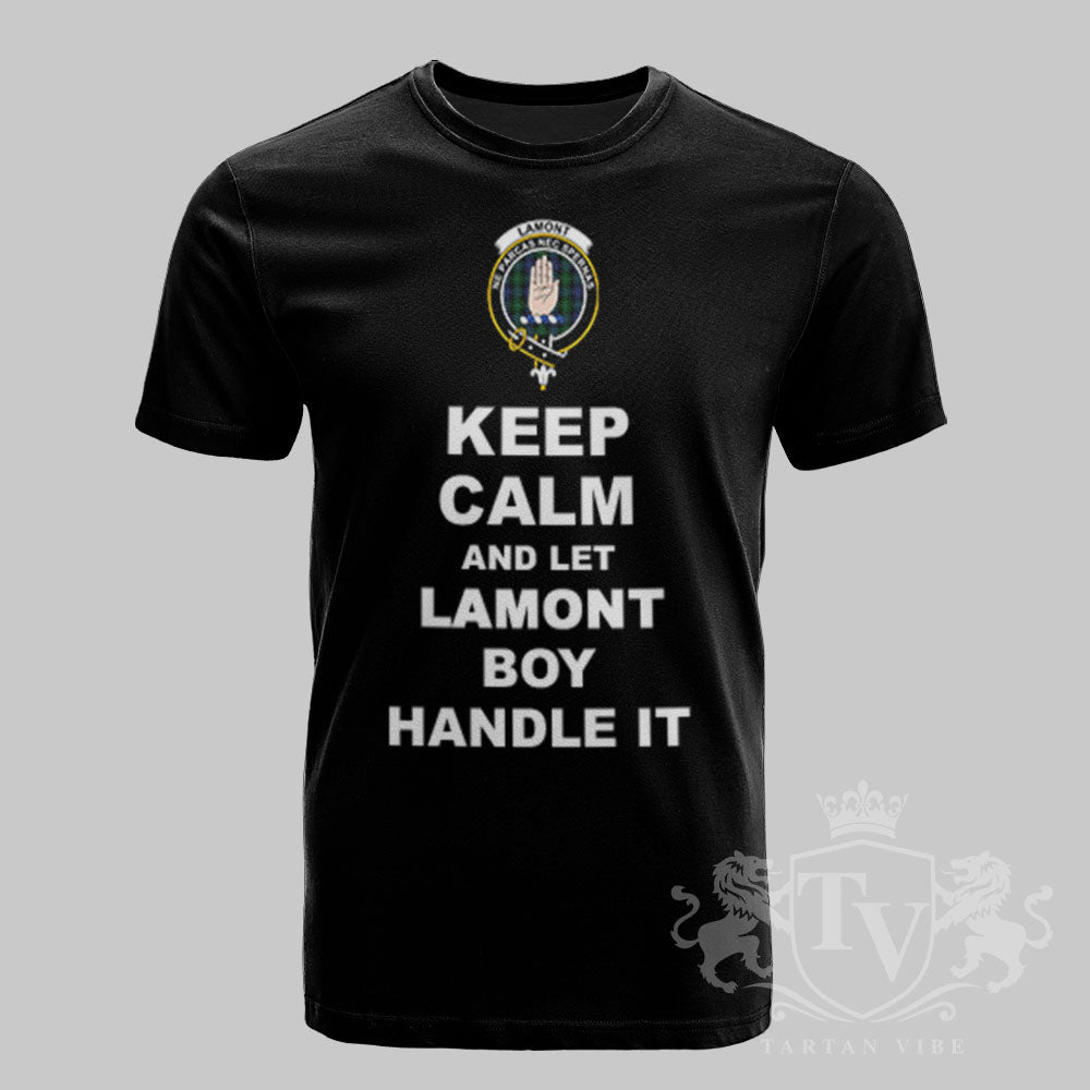 Lamont 2 Clan Keep Calm T-Shirt K23