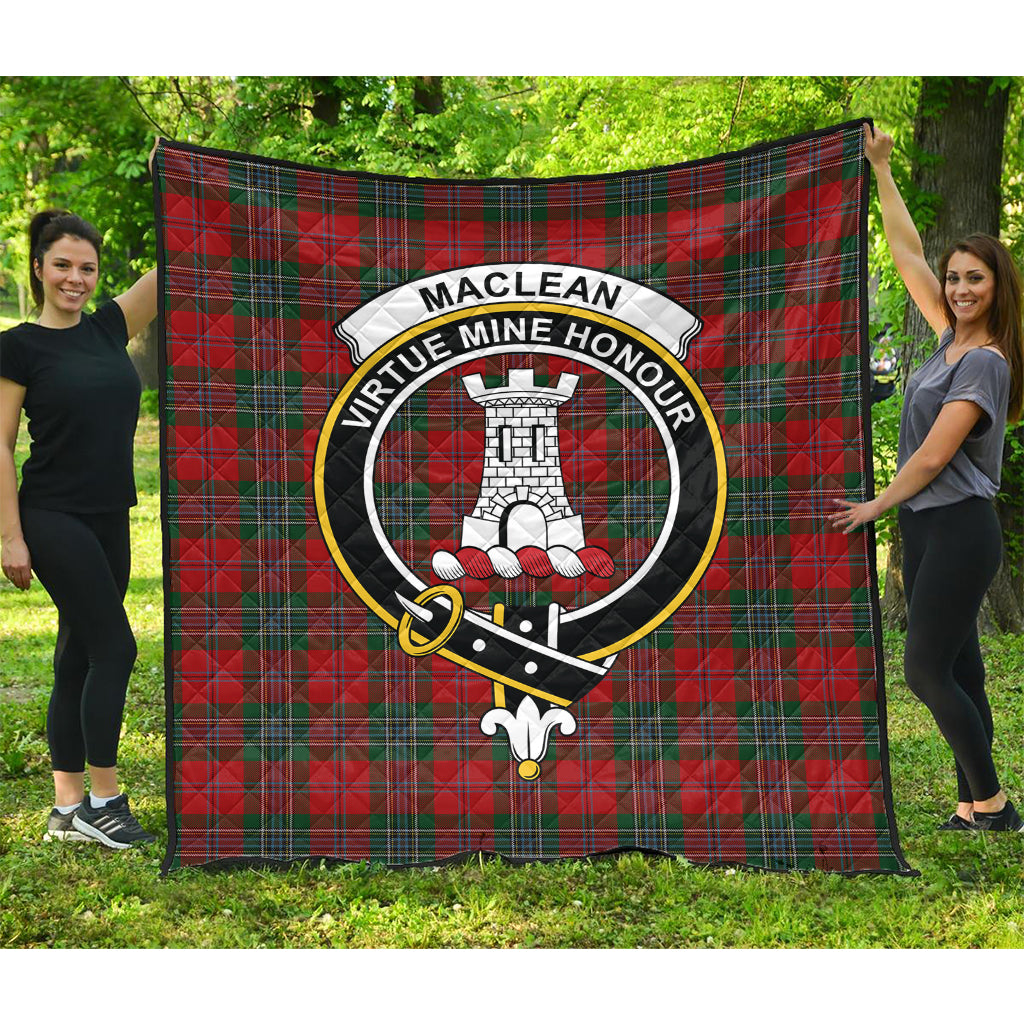 Tartan Vibe MacLean Clan Crest Premium Quilt