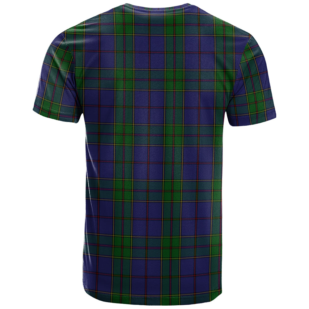Strachan Clan DNA In Me Tartan Crest T-Shirt K23