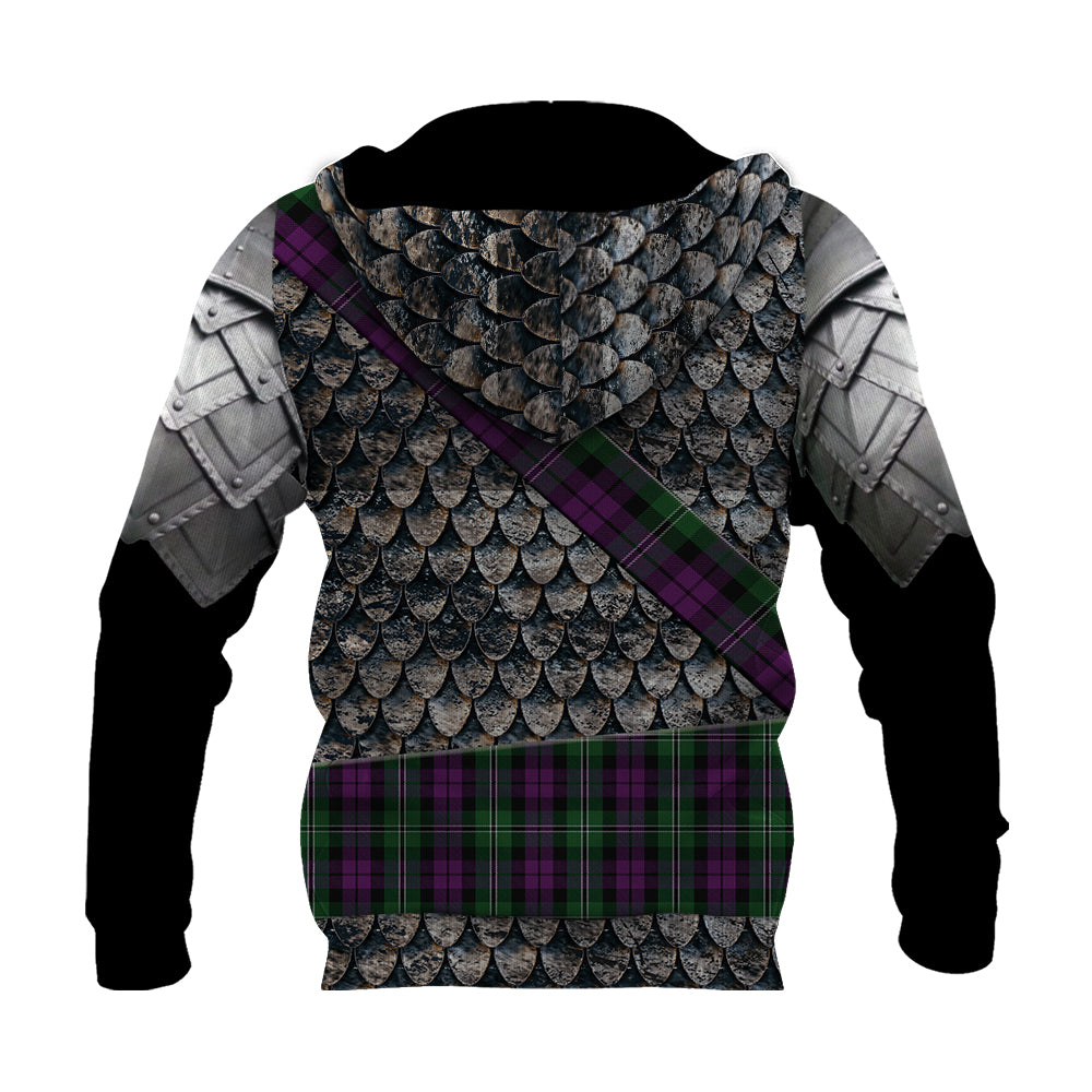 Tartan Vibe Wilson Knitted Hoodie Warrior Style - Ac
