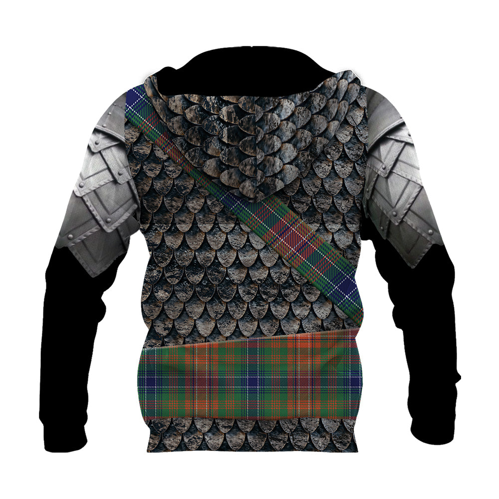 Tartan Vibe Wilson Ancient Knitted Hoodie Warrior Style - Ac