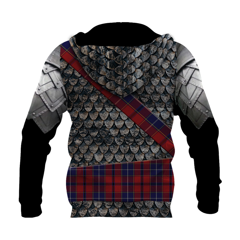 Tartan Vibe Wishart Dress Knitted Hoodie Warrior Style - Ac