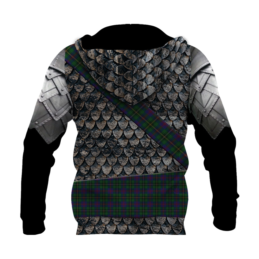Tartan Vibe Wood Knitted Hoodie Warrior Style - Ac