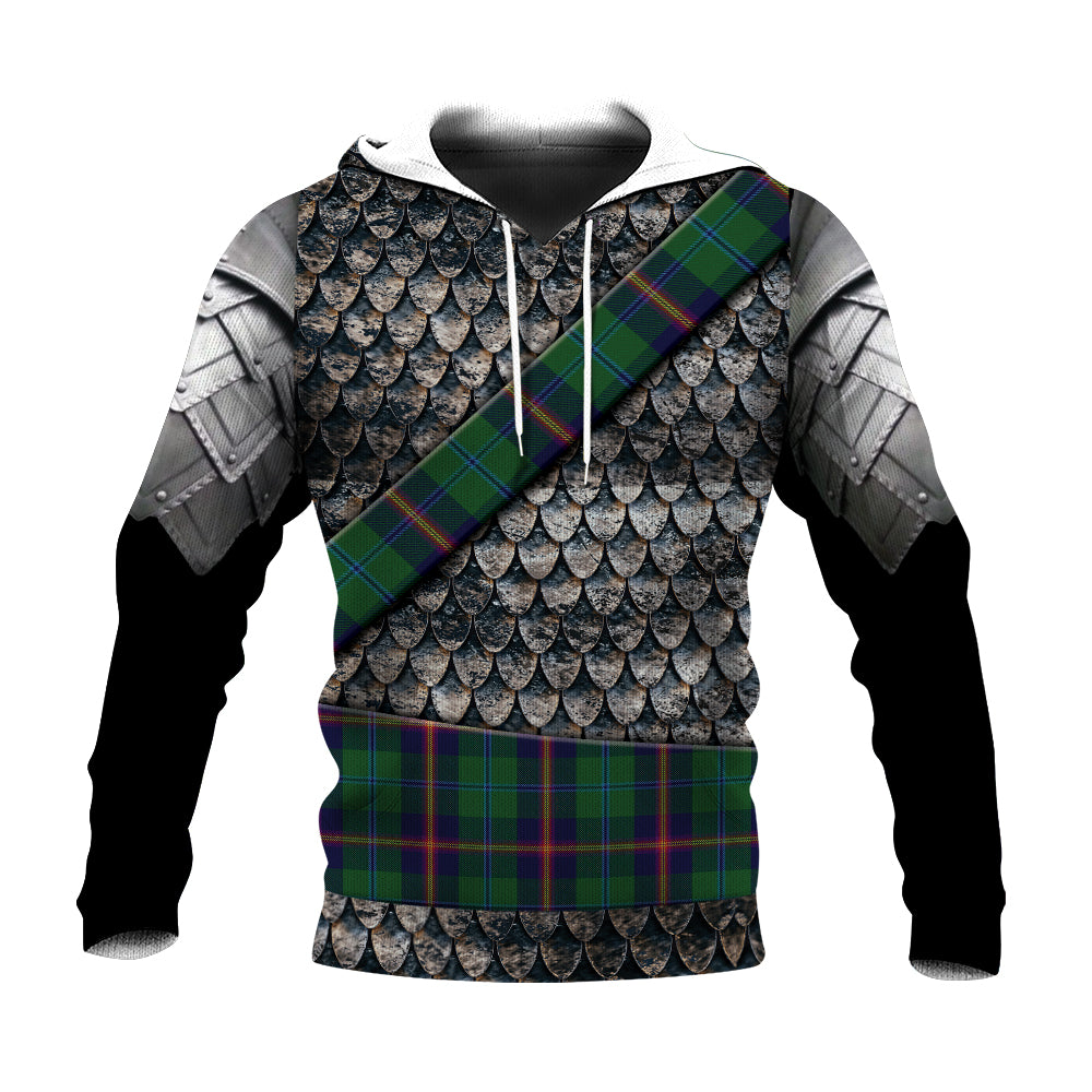 Tartan Vibe Young Knitted Hoodie Warrior Style - Ac