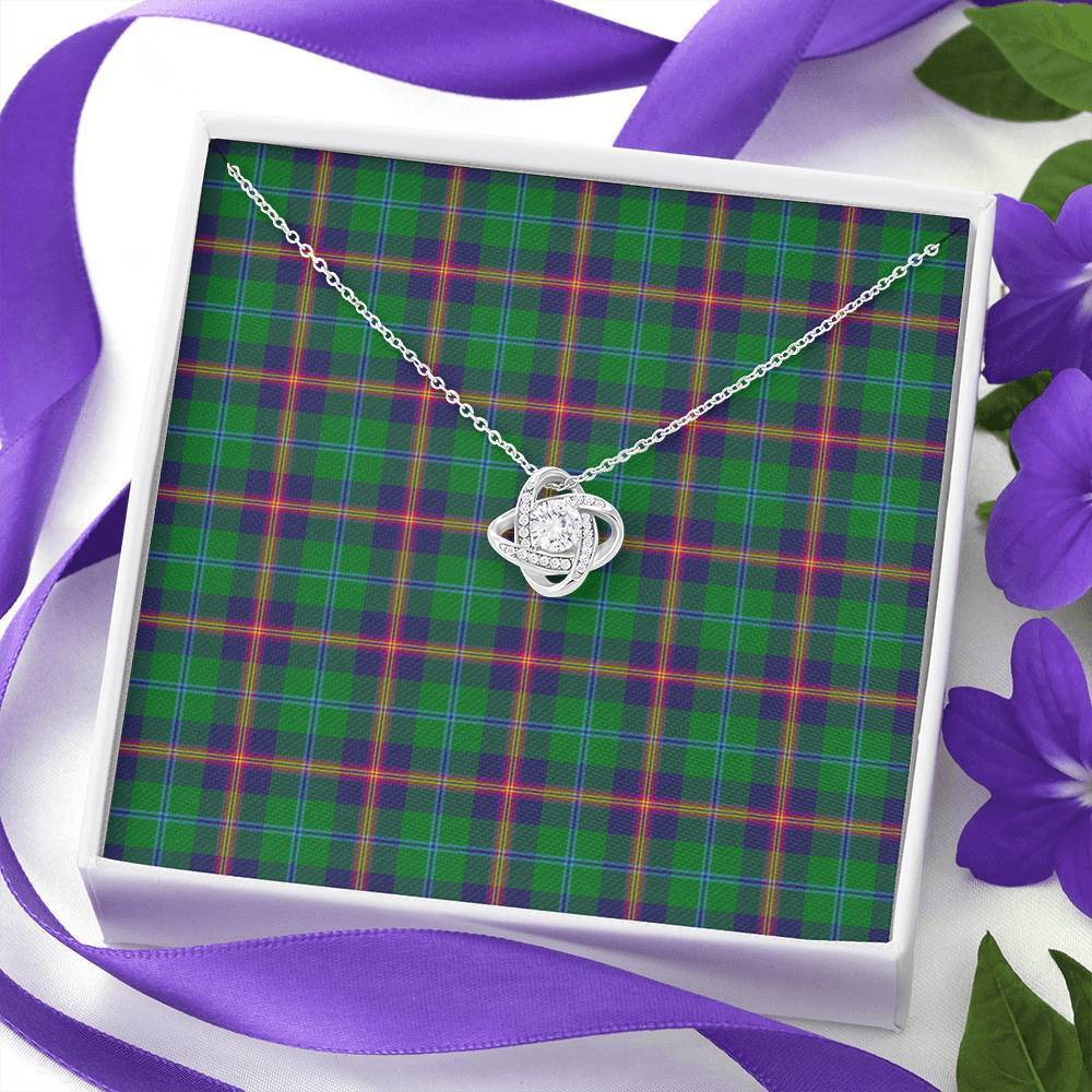 Young Modern Tartan Necklace - The Love Knot