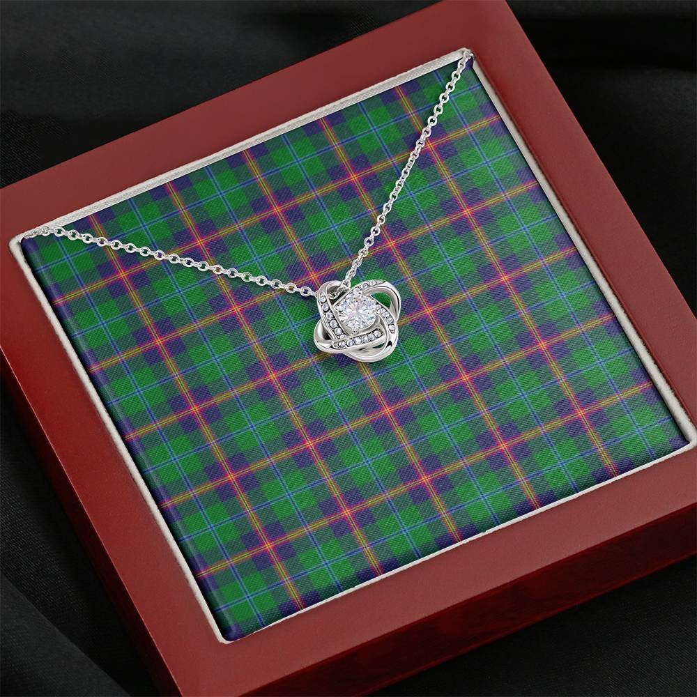 Young Modern Tartan Necklace - The Love Knot