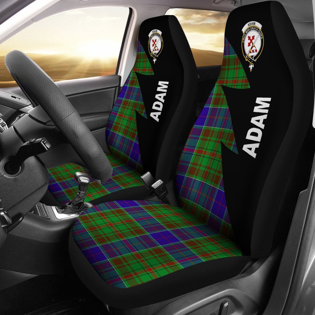 Adam Clans Tartan Car Seat Covers - Flash Style