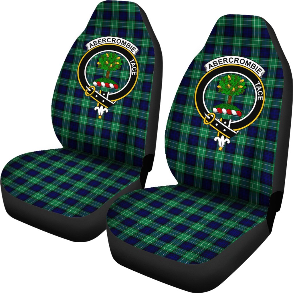 Abercrombie Tartan Car Seat Covers Clan Badge