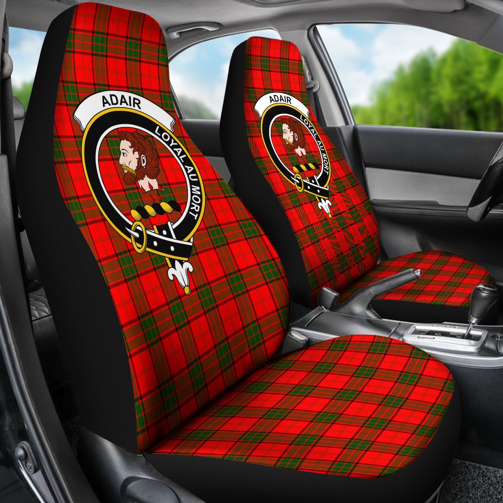 Adair Tartan Car Seat Covers Clan Badge