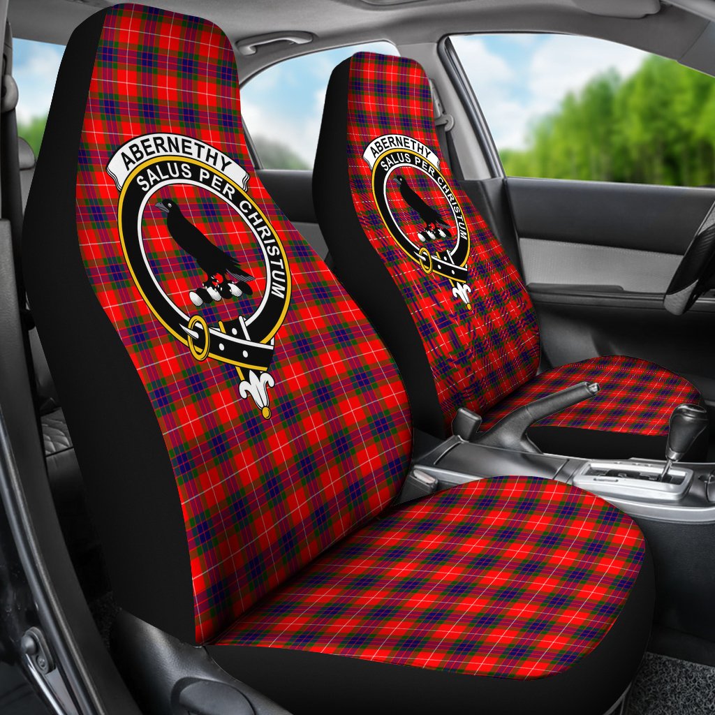 Abernethy Tartan Car Seat Covers Clan Badge