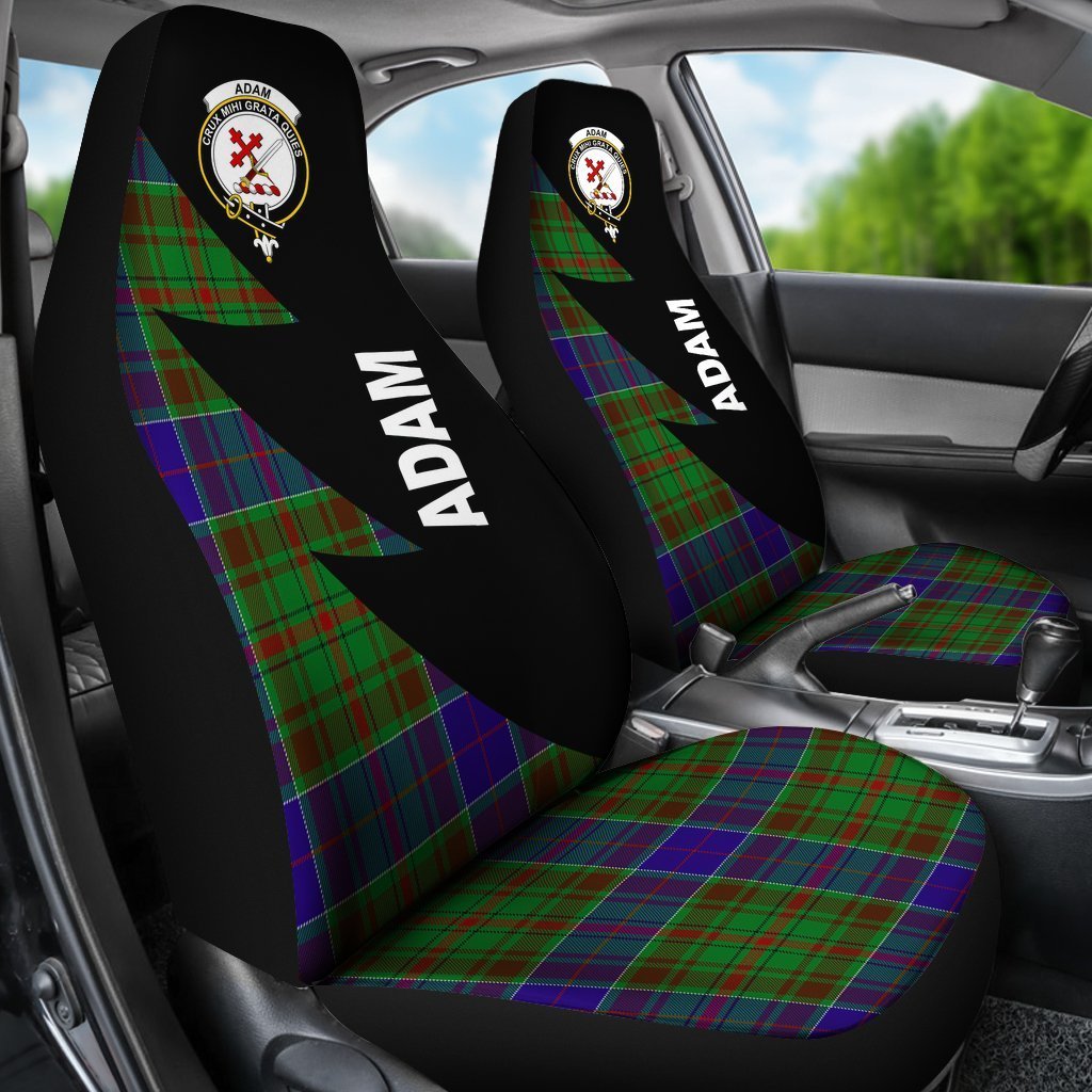 Adam Clans Tartan Car Seat Covers - Flash Style