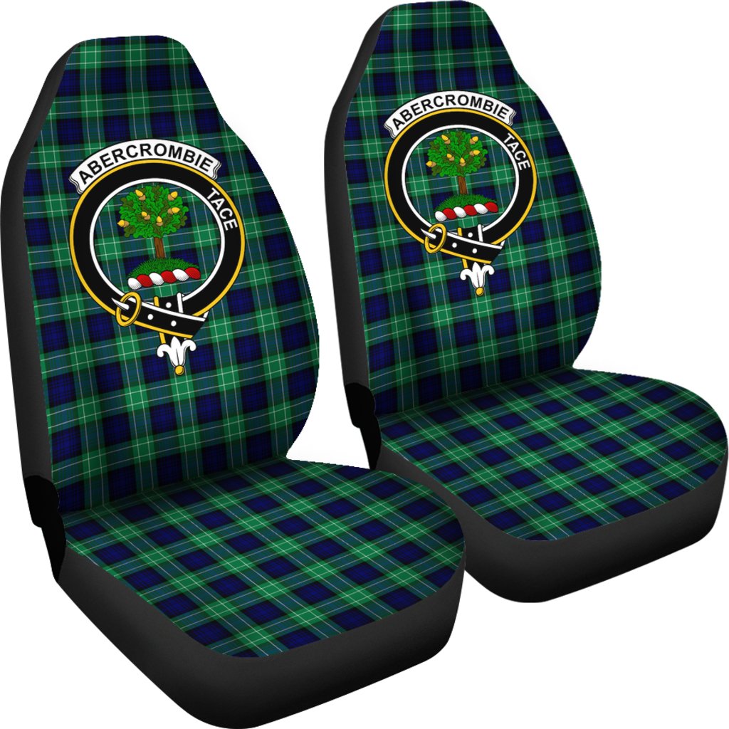 Abercrombie Tartan Car Seat Covers Clan Badge