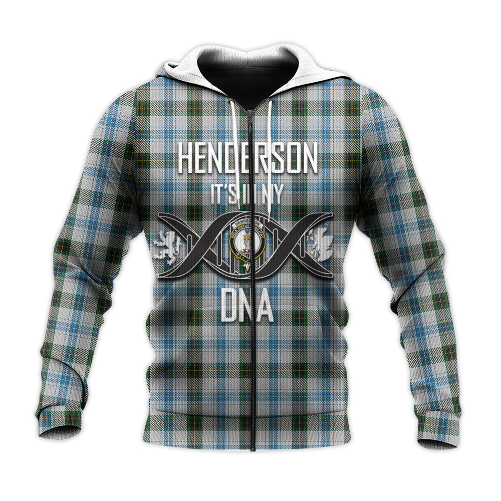 Clan DNA In Me Crest Tartan Knitted Hoodie